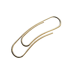 Image showing Paper clip isolated