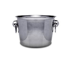 Image showing Empty champagne ice bucket