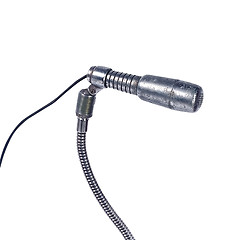 Image showing vintage microphone isolated