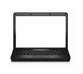 Image showing Laptop isolated on white