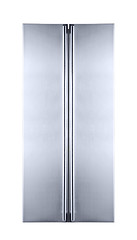 Image showing double door freezer isolated