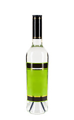 Image showing bottle of vodka isolated on white