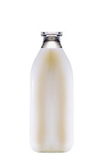 Image showing milk bottle isolated on white