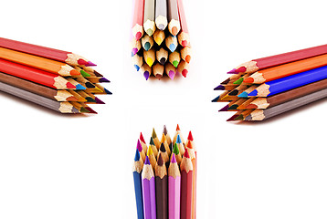 Image showing Color pencils isolated