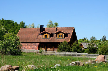 Image showing The house with a tile