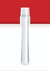 Image showing Silver pen