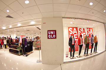 Image showing Uniqlo Shop  in Hong Kong