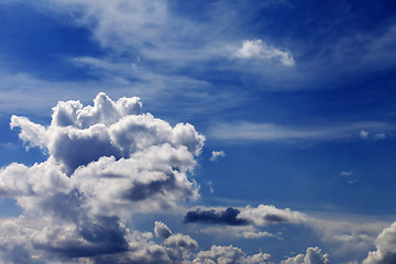 Image showing Blue sky and clouds