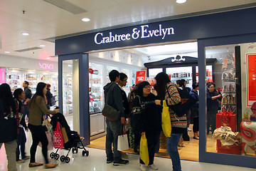 Image showing Crabtree and Evelyn shop in Hong Kong