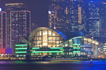 Image showing Hong Kong night view