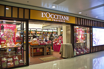 Image showing L'Occitane shop in Hong Kong