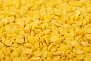 Image showing Yellow split lentils