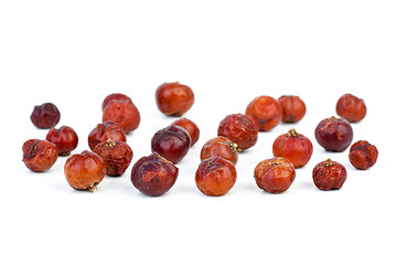 Image showing Herbs: Dried red juniper (Juniperus oxycedrus) berries