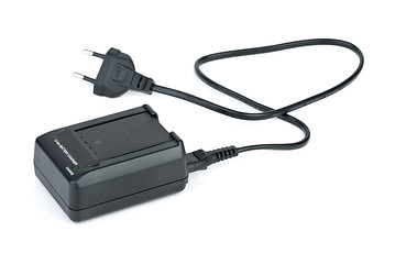 Image showing Lithium-ion battery inserted in charger