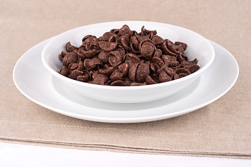 Image showing Chocolate cereals.