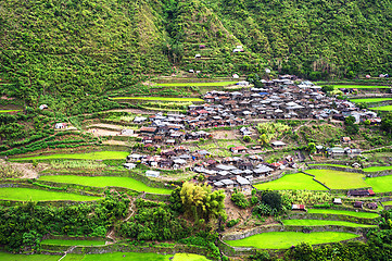 Image showing Village in Cordillera mountains
