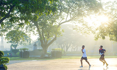 Image showing Running in Rizal Park