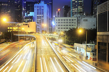 Image showing Hong Kong at night