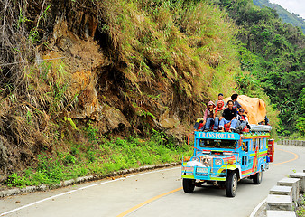 Image showing Overflowing Jeepney