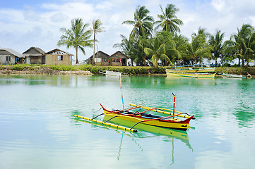 Image showing Philippines fishermans village