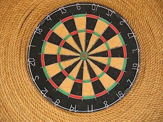 Image showing Dartboard - Bullseye