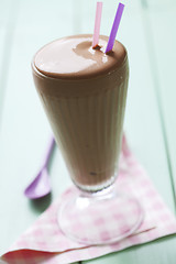 Image showing chocolate milkshake
