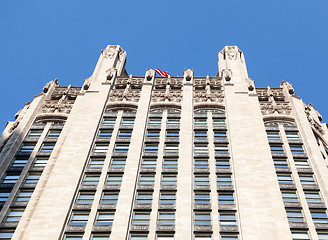 Image showing Top of Chicago Tribune Tower