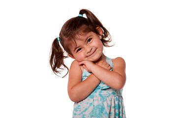 Image showing Cute toddler girl