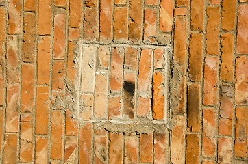 Image showing Red brick wall. 