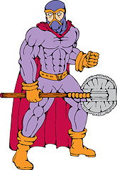 Image showing executioner superhero with axe 