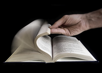 Image showing Defoliate a book