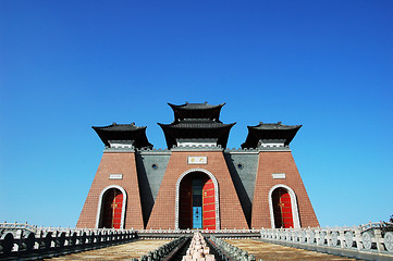 Image showing China Gate, traditional Chinese ancient building