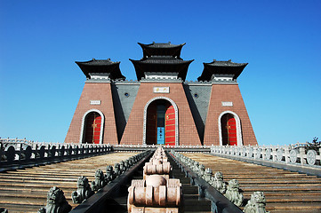 Image showing China Gate, traditional Chinese ancient building