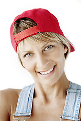 Image showing smiling woman