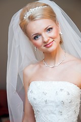 Image showing portrait of beautiful  bride 