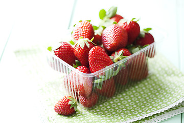 Image showing fresh strawberries