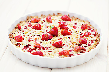 Image showing strawberry tart