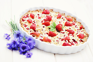 Image showing strawberry tart