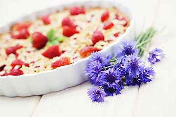 Image showing strawberry tart