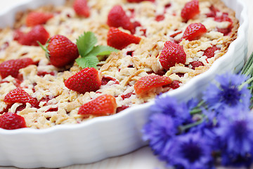 Image showing strawberry tart