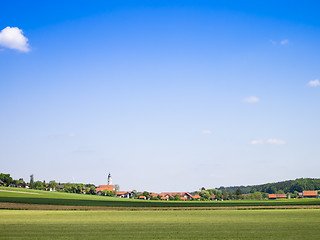 Image showing blue sky bavaria