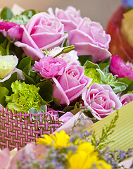 Image showing Roses for decoration and gift