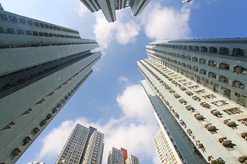 Image showing Hong Kong crowded buildings