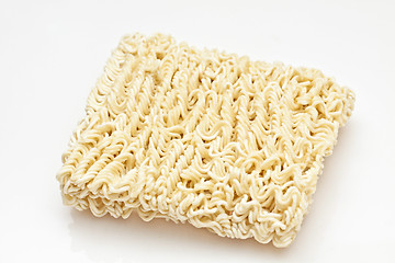 Image showing Instant noodles isolated on white background