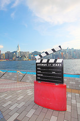 Image showing Avenue of Stars landmark in Hong Kong at day