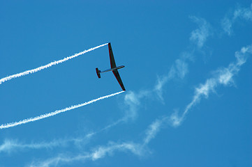 Image showing Glider aerobatic