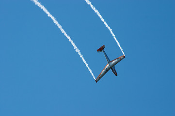 Image showing Glider aerobatic