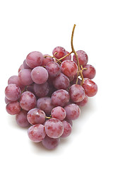 Image showing Red grapes isolated on white background