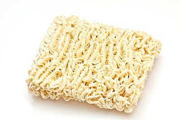 Image showing Instant noodles isolated on white background