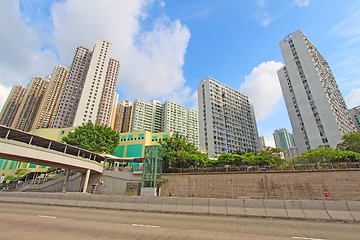 Image showing Hong Kong downtown and public housing